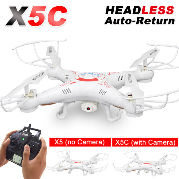 X5C RC Drone with 720P HD Camera Remote Control Quadcopter Helicopter 2.4G Profissional Dron or X5 Drones without camera