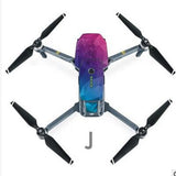 1pcs New PVC waterproof Stickers Decals For FPV Drone DJI Mavic Pro Quadcpter