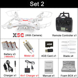 X5C RC Drone with 720P HD Camera Remote Control Quadcopter Helicopter 2.4G Profissional Dron or X5 Drones without camera